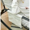 Rocking Chair with Extra-Wide Technical leather Upholstered Gliding Chair Boucle Reclining Chair - 2 of 4