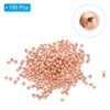 Unique Bargains Metal Round Jewelry Making Gold Filled Spacer Beads 100 Pcs - 3 of 4