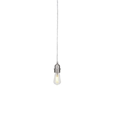 Toltec Lighting Vintage 1 - Light Pendant in  Aged Silver