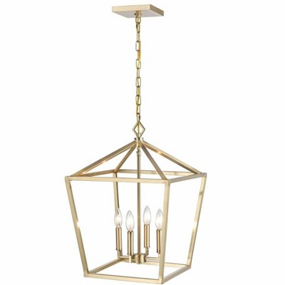 Millennium Lighting 4 - Light Pendant in  Modern Gold