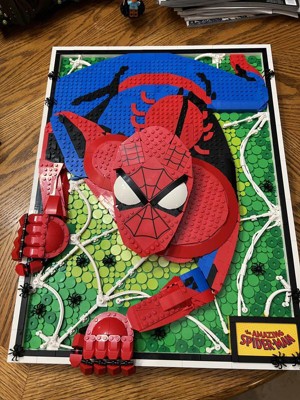 Lego Art The Amazing Spider-man Super Hero Building Kit 31209 : Target