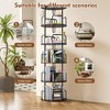 Racxily Rotating Bookshelf Tower 5 Tier, Spinning Bookcase, 360 BookShelf, Book Shelf Organizer for Bedroom, Living Room - 2 of 4
