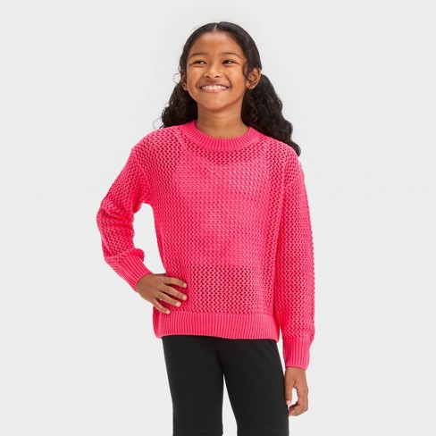 Hot hotsell pink pullover