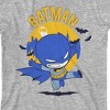 Batman Chibi Batman Crew Neck Short Sleeve Athletic Heather Boy's T-shirt - 2 of 3