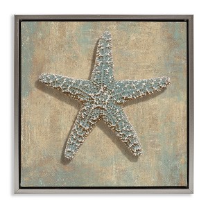 Stupell Industries Starfish Beach Objects Design, 18" x 18" - 1 of 4