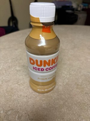 (12 bottles) Dunkin' Donuts Iced Coffee, French Vanilla, 13.7 fl oz