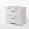 NicBex Nightstand with Drawers,Side Table with Wood Tapered Legs and Finish,Modern Bedside Table for Bedroom,Living Room - 2 of 4