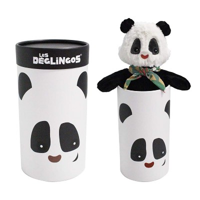 TriAction Toys Les Deglingos Big Simply Plush Animal In Tube | Rototos the Panda