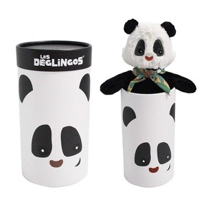 TriAction Toys Les Deglingos Big Simply Plush Animal In Tube | Rototos the Panda - 1 of 3