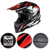 AHR H-VEN12/ H-VEN20 Offroad Full Face Motorcycle Helmet Motocross Dirt ATV DOT S/M/L/XL/XXL - 2 of 4