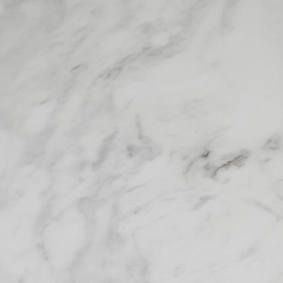 White Faux Marble Top Kitchen Island Cart with Storage