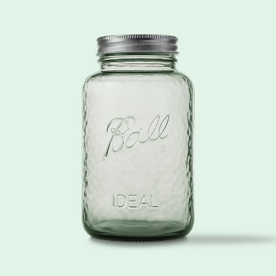 Ball 32oz 4pk Glass Regular Mouth Mason Color Jar with Lid and Band