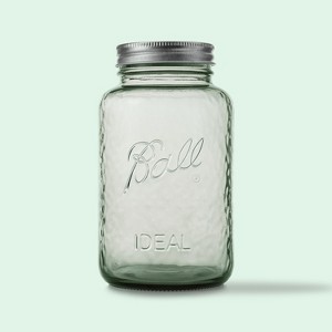 Ball 32oz 4pk Glass Regular Mouth Mason Color Jar with Lid and Band - 1 of 4