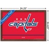 Trends International NHL Washington Capitals - Logo 21 Framed Wall Poster Prints - 3 of 4