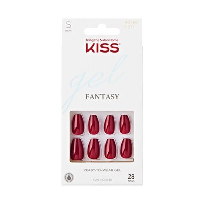 Kiss Products Gel Fantasy Dreamdust Fake Nails - Champagnes - 31ct : Target