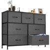 Gulches Modern Tall Fabric Storage Dresser, Gray, Wooden Top, 7 Drawers (4L/3M), Steel Frame, Anti-Tipping - 2 of 4