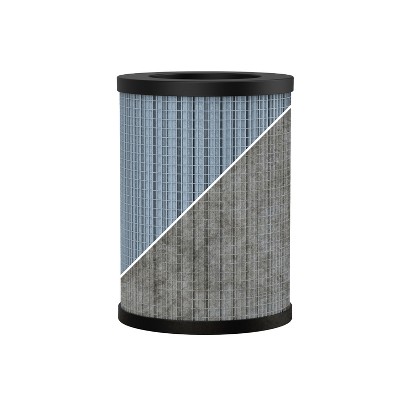 Compact Black and Gray HEPA Air Purifier Filter