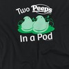 Easter Two Peeps In a Pod Women's Loose T-Shirt Black - 2 of 4