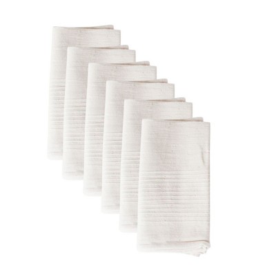 Slickblue Hand Spun Cotton Napkins, Textured Cloth Napkin Set, Modern Style, 20 x 20 Inch, Multiple Colors, Pack Options