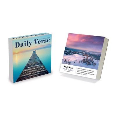 2022 Desktop Calendar Daily Verse - The Time Factory