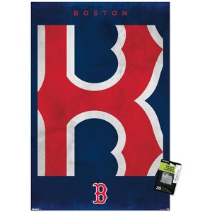 Trends International MLB Boston Red Sox - Logo 25 Unframed Wall Poster Prints - 1 of 4