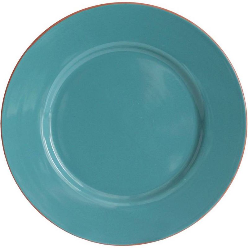 Baum Bros 16pc Stoneware Tangiers Dinnerware Set Turquoise, 3 of 6