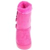 bebe Toddler Girl's Winter Boots with Elegant bebe Embroidery, Sparkling Rhinestone Button, and Plush Lining for Warmth and Style - 4 of 4