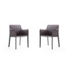 Set of 2 Paris Saddle Leather Armchairs - Manhattan Comfort - 2 of 4