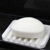 Talented Kitchen Silicone Soap Dish Holder & Drainer Tray for Kitchen Organization, White, 4.5 x 3.2 in - image 3 of 3