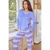ADR Women's PJ Set, Fleece Pajama Pants & Top, Cozy PJs for, Lady Pajamas - 4 of 4