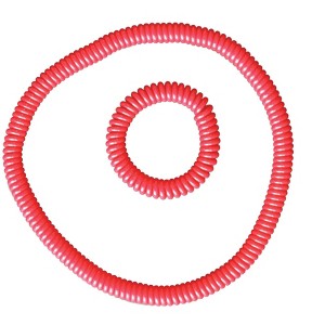 Abilitations Chewlery Chewable Jewelry, Red, Set of 2 - 1 of 4
