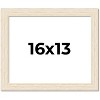 PosterPalooza | 16x13 Wide Barnwood Picture Frame, UV Acrylic, 6 Finishes - Grey, Brown, White, and Black - 2 of 4