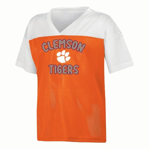Ncaa Clemson Tigers Girls White Jersey Target