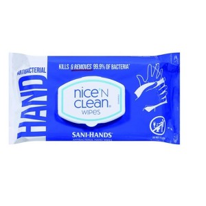 Nice N Clean Antibacterial Hand Wipes, 90 Ct - 1 of 4