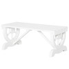 Outsunny 2-Person Garden Bench Outdoor Wagon Wheel Porch Bench for Backyard, Patio, Garden - 4 of 4