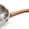 BergHOFF Ouro Gold 18/10 Stainless Steel 9.5" Deep Skillet with Stainless Steel Lid 3.1Qt., Two Side Handles - 2 of 4