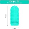 Belatt Dog Finger Toothbrush 4-Pack, Food-Grade Silicone Puppy Toothbrush with Soft Bristles & Storage Case, Reusable Pet Dental Care for Dogs & Cats - 2 of 4