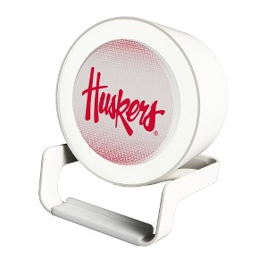 Keyscaper University of Nebraska Huskers Linen Night Light Charger and Bluetooth Speaker - 1 of 3