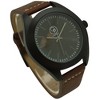 Olivia Pratt Minimalist Faux Leather Band Men Watch - 2 of 4