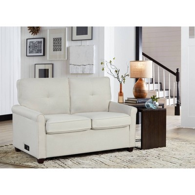 Nielson Convertible Futon Sleeper Loveseat - Lifestyle Solutions
