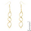 Slickblue Women's Twist Drop Earrings, Rose Gold/Gold/Silver, Hook Back, Fashion Jewelry - 2 of 3