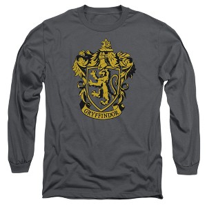 Men’s Harry Potter Gryffindor Crest Long Sleeve T-Shirt - 1 of 4