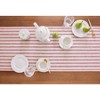 Capri Ticking Stripe Table Runner - 16 Inch and 18 Inch Wide - 2 of 4