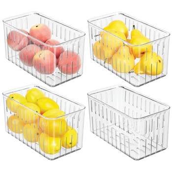 SCAVATA 2 Pack Skinny Can Organizer for Refrigerator, Stackable