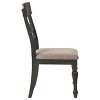 Coaster Home Furnishings Bridget Ladder Back Dining Side Chair Stone Brown and Charcoal Sandthrough (Set of 2) - 3 of 4