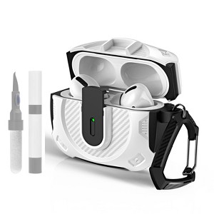 HTUTWOO for AirPods 4 Case, Compatible with MagSafe, Drop Protection Cover with Lanyard Compatible with AirPods 4th Generation Case, Black - 1 of 4