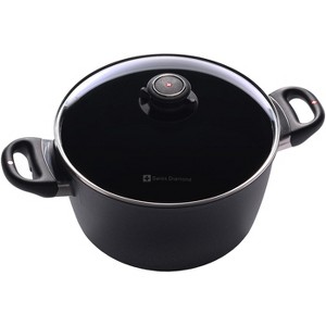 Swiss Diamond 5.5 Qt Soup Pot with Lid, 9.5 Inch - 1 of 2
