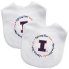BabyFanatic Officially Licensed Unisex Baby Bibs 2 Pack - NCAA Illinois Fighting Illini - 2 of 4