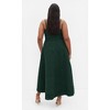 Women's Plus Size Tiffany Hi Low Maxi Dress - emerald | CITY CHIC - image 3 of 4