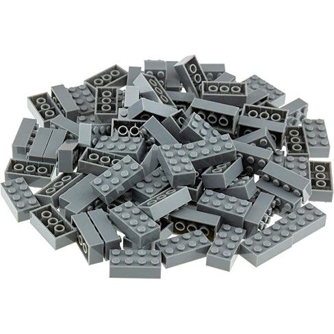 Strictly Briks Classic Bricks 96 Piece 2x4 Gray Building Brick